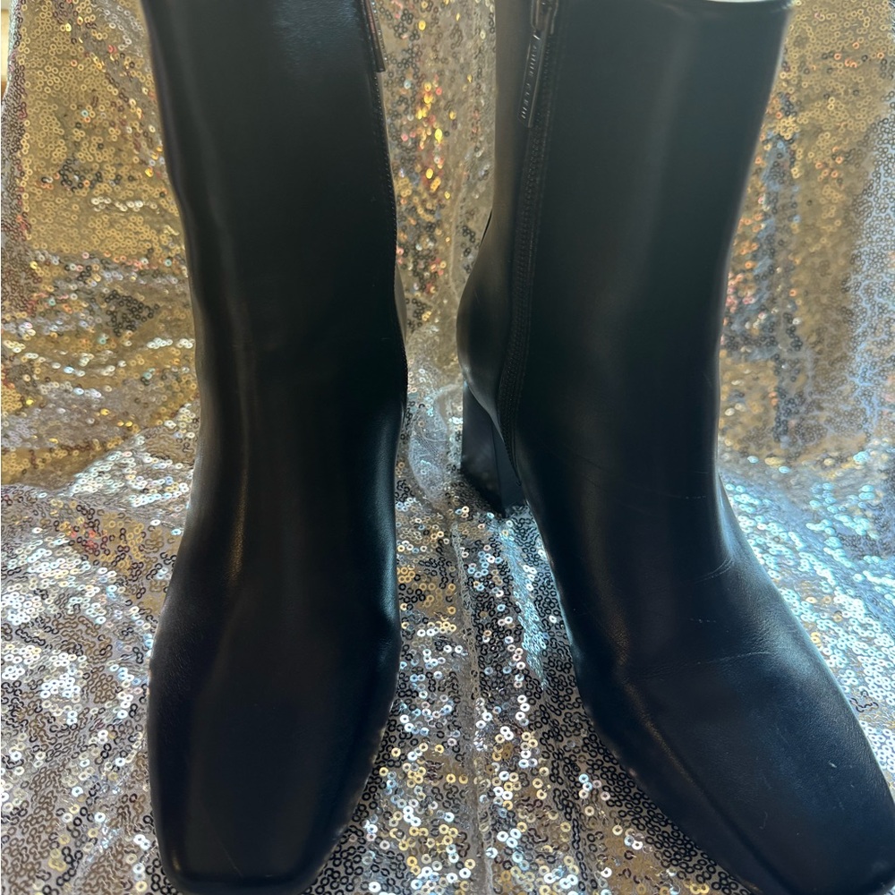 Block Heel Booties